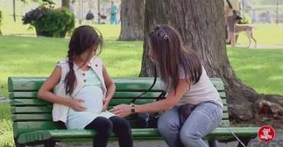 A Woman Sees This Pregnant Little Girl At The Park. When The Baby&rsquo;s Daddy Arrives What Happens His Shocking