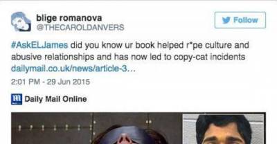 '50 Shades Of Grey' Author Had A Q&A On Twitter And It Was A Complete Disaster