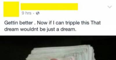 Douche Gets Called Out on Facebook for Claiming He Has a Wad of Cash