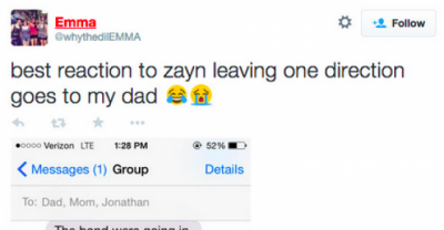 16 Hilarious Fathers React To Zayn Leaving One Direction With Classic Dad Jokes