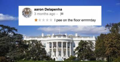 12 REALLY Weird Internet Reviews of the White House