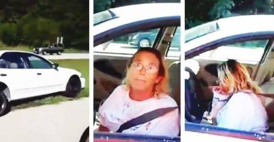 Man Stops Drugged Out Lady on Highway After Driving Recklessly And Holds Her Until Police Arrive!