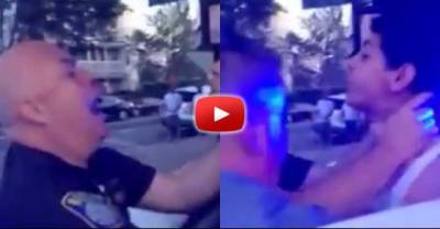 Guy Screams &ldquo;F*ck The Police&rdquo; While Being Arrested Then Gets Choked By Arresting Officer