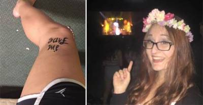 This Girl Got A Clever Tattoo To Get The Conversation Going About Depression