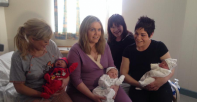 Three Sisters Give Birth To THREE Babies On The One Day - And One Sister Has Still To Give Birth