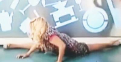 Girl Shows Off By Doing Splits On Live Tv And Doesn&rsquo;t Go Well