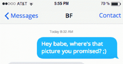 This Is What Happens When Girls Send The Wrong Text To Their Boyfriend.