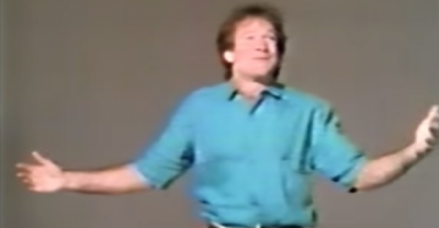 Rare Footage Of A Young Robin Williams Irritating A Director By Improvising Way Too Much.