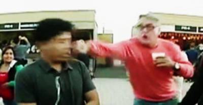 Guy Gets Punched In Face On Live Tv After Getting Caught Pick Pocketing
