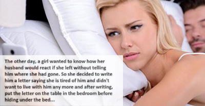 This Wife Gives Her Husband A Cheating Test. The Result? Unexpected.