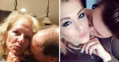She Loves Taking Selfies With Her Boyfriend And Her Parents Trolled Her By Recreating The Selfies