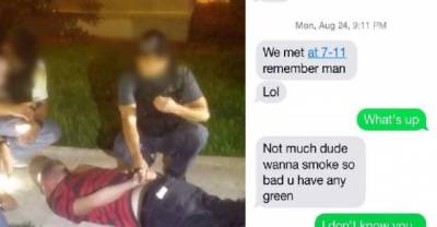 Guy Texts Wrong Number Looking For Drugs And Ends Up Being The Police Captain