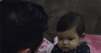 Baby Prankster Scares Her Dad By Fake Crying When He Cuts Her Nails
