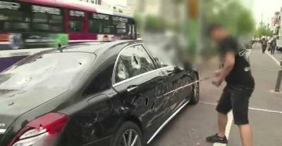 Man Destroys Mercedes With Golf Club After Dealer Refused To Fix His Car