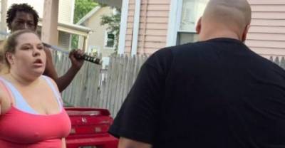Couple Tries to Fight Neighbors with Samurai Sword But End Up Jumped