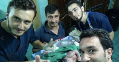 Heroic Medics In Syria Save Baby Born With Shrapnel In Her Head!