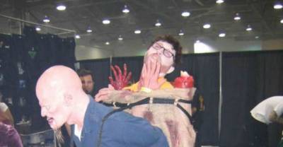 15 Fun Halloween Costumes That Use Fake Legs To Create An Illusion