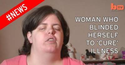 This Woman Blinded Herself On Purpose Using Drain Cleaner And Says She's Happier Than Ever!