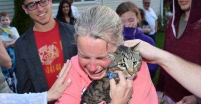 Emotional Rescue! Missing Cat Saved From Well Reunited With Petmom!