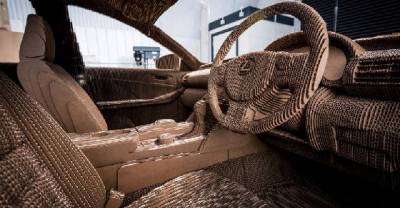 Lexus Unveils Drivable &ldquo;Origami Car&rdquo; Made of Precision-Cut Cardboard