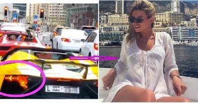 She Was Busy Taking A Selfie While Her Lamborghini Was About To Explode