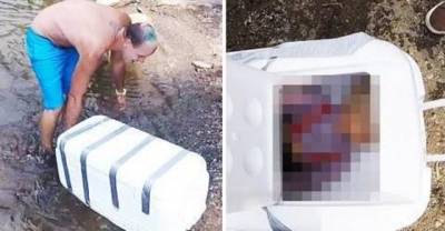 They Noticed A Suspicious Cooler Floating Down The River... They Opened It And Omg!