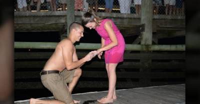 A Man&rsquo;s Heart Nearly Drowned In Sorrow After His Engagement Ring Fell Into the Ocean While Proposing.