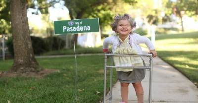 A Cute 3-Year-Old Girl Has Been Owning Halloween Since She Was Born.
