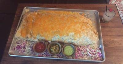 Finish This 30-Pound Burrito In One Hour And You Become Part-Owner Of A Brooklyn Restaurant
