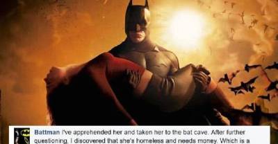 A Guy Pretending To Be #Batman Is Trolling Police Department Facebook Pages With Offers Of Help.