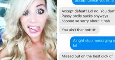 Douchebag Gets Angry After Being Rejected by Girl Over Text