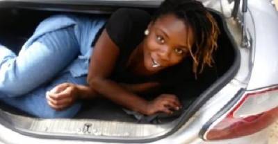 Crazy Girl Locked Herself In Her Boyfriend's Trunk To Try And Catch Him Cheating On Her!