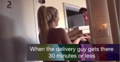 Why This Woman Answered The Door Without A Shirt On Will Make You Laugh