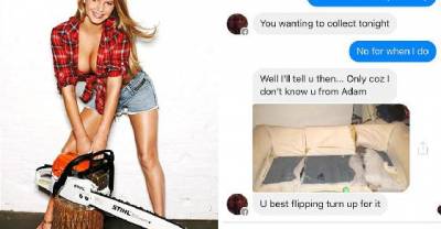 Woman Gets Tricked Into Cutting Her Sofa In Half After Facebook Deal Gone Wrong