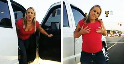 Trashy Woman Gets Angry After Her Husband Nearly Hits Guy