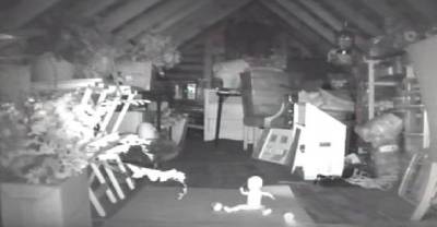 Couple Thought They Had A Ghost In The Attic So They Set Up A Camera And You Won't Believe What They Found