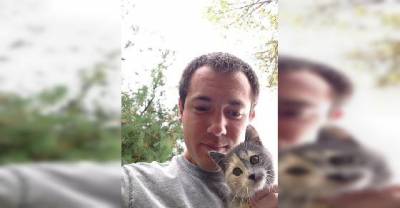 Man Captures The Moment He Was Chosen By A Calico Stray He Met In Cornfield