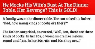 This Brilliant Wife Has The PERFECT Response To Her Husband's Insult