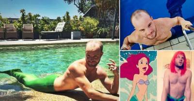 A Man Achieves His Childhood Dream Of Becoming Merman
