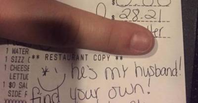 Server Posts An Open Letter To A Jealous Newlywed Who Left A $0 Tip