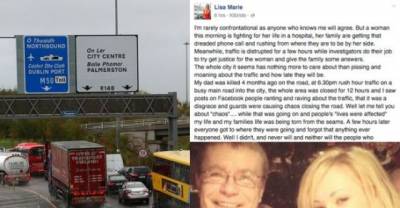 "Take a second to send love and strength to this woman": Heartbreaking post about horror M50 crash goes viral