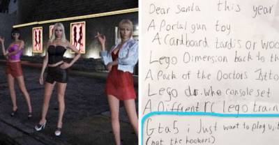 Little Kid Writes Santa Asking To Remove The Hookers From GTA V