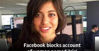 Facebook Blocks Account Of Woman Named 'ISIS'