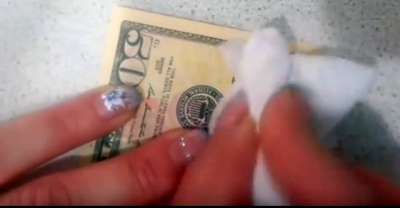 After Rubbing Alcohol Onto This $50 Bill, She Finds Something Truly Shocking!