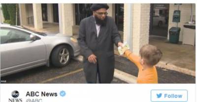 When A Mosque Was Vandalized, A 7 Year Old Boy Donated His Most Valuable Possession To Help.