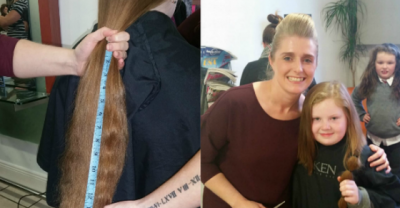 Kind Hearted Irish Girl Gets First Haircut Ever To Help A Girl She Has Never Met Before