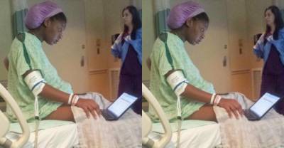 A Dedicated Mom-To-Be Took Her College Exam While In Labor