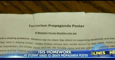 Parents Shocked! Utah Teacher Told Students To Make ISIS Recruiting Poster As Homework