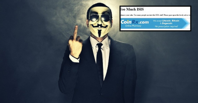 Anonymous Group Takes Down ISIS Website, Turns It Into A Viagra Ad