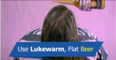 She Poured Beer Over Her Hair And The Result Made Me Try It On Myself!